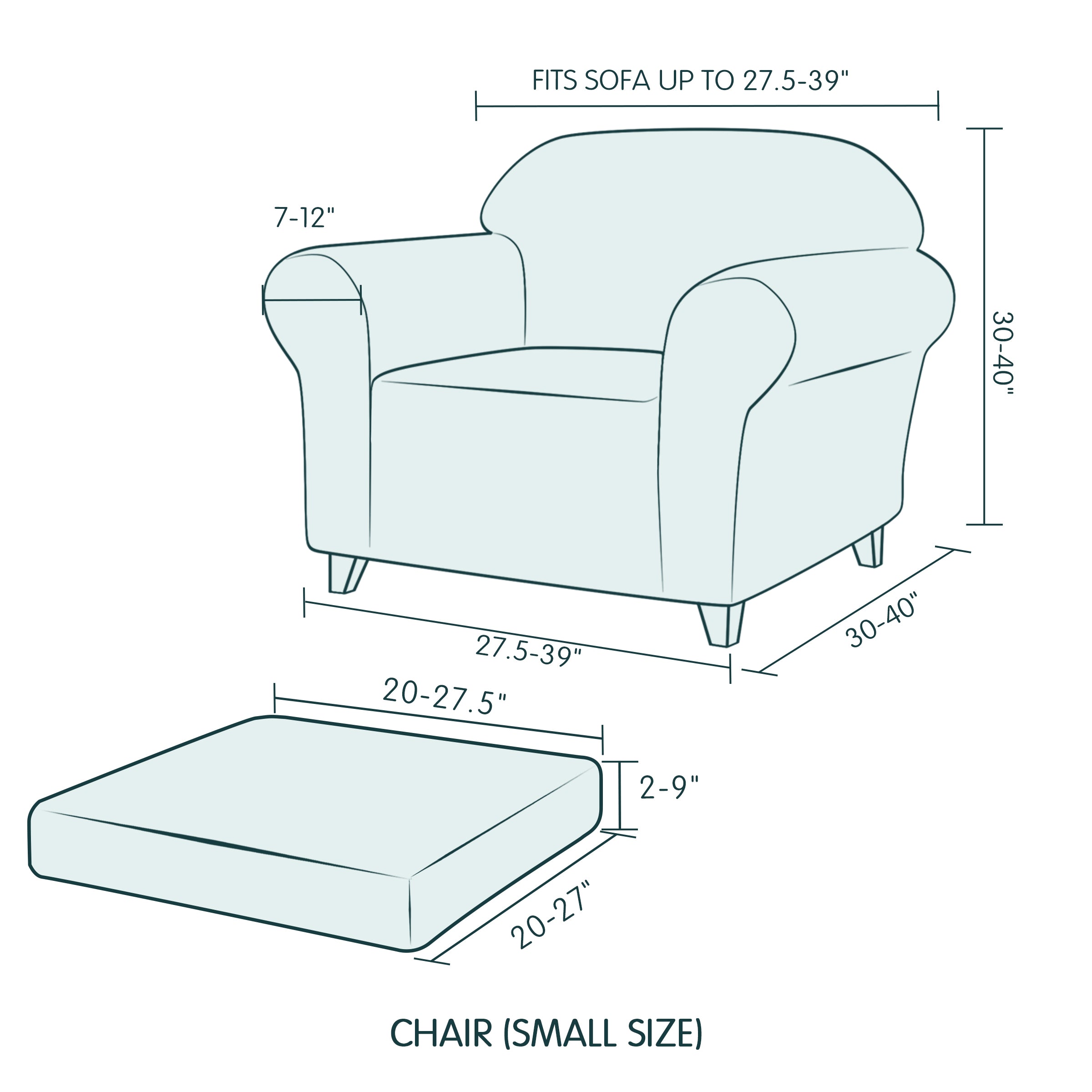 Arnold Plaid Stretch Sofa Slipcover