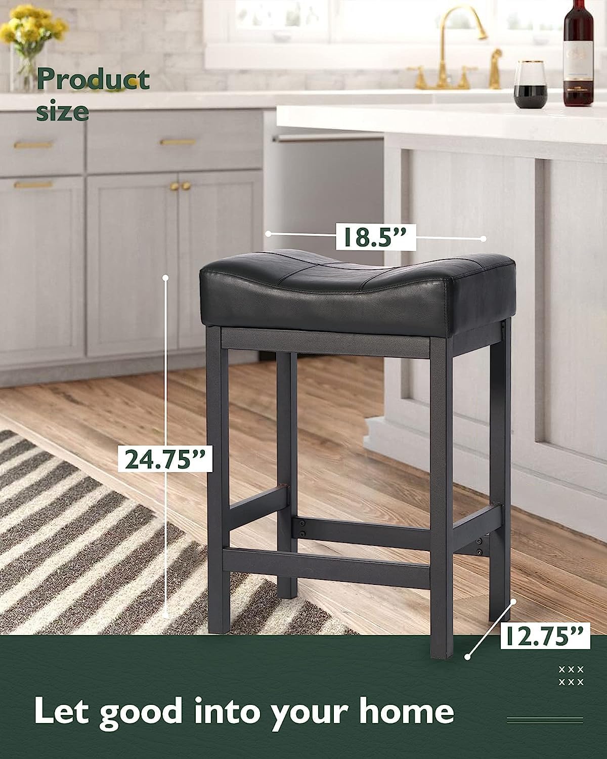 Contemporary Saddle Seat Stools