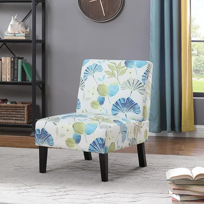 Botanical Bliss Armless Reading Chair