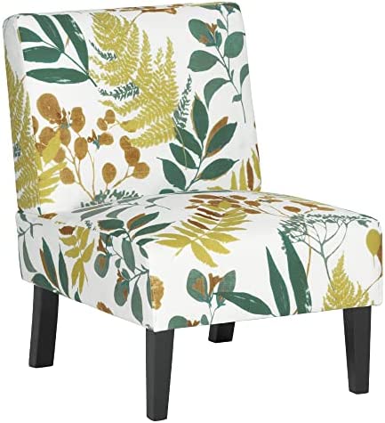 Botanical Bliss Armless Reading Chair