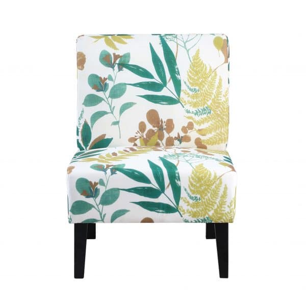 Botanical Bliss Armless Reading Chair